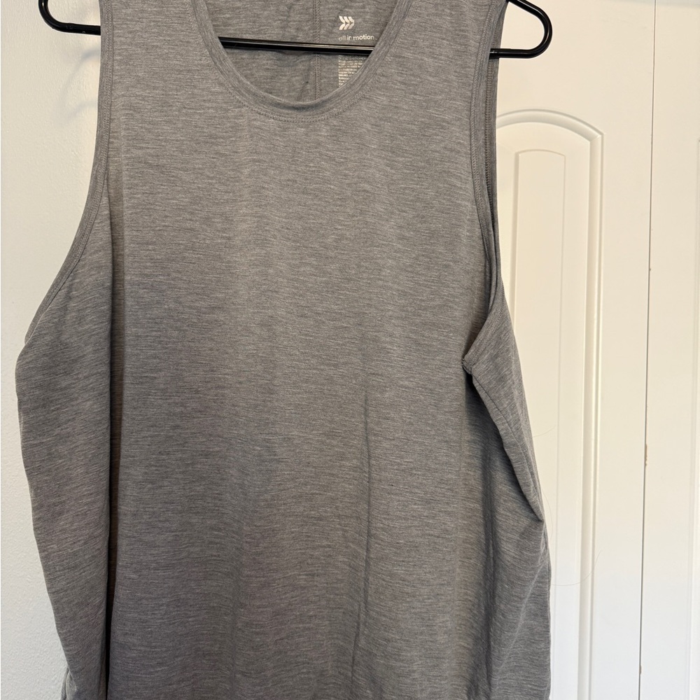 All in Motion Heather Gray Muscle Tee